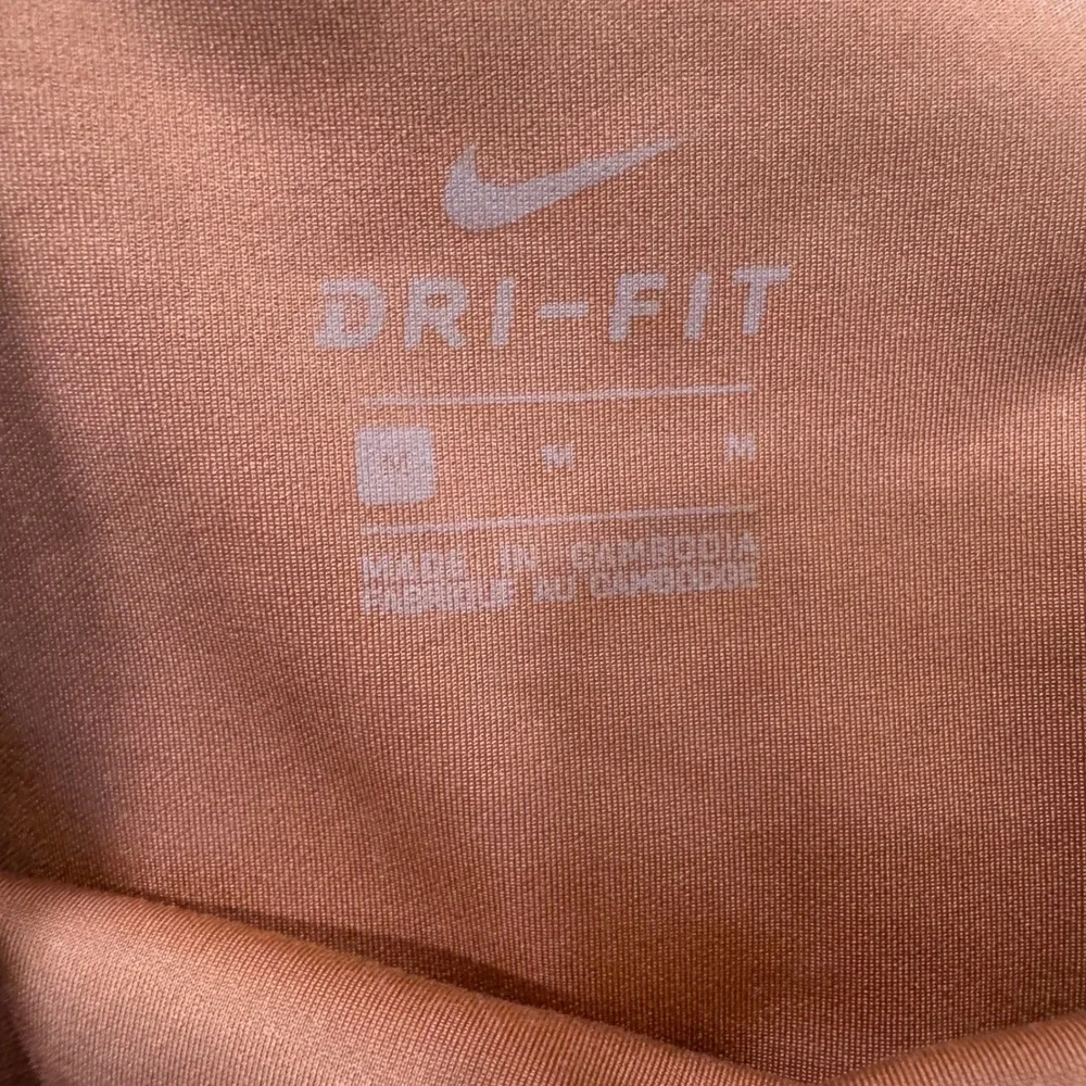 Nike‎ Dri-FIT Colorblock Leggings Womens Size Medium Brown Pink Blue Athletic